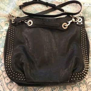 Rebecca Minkoff Genuine Leather Studded Crossbody